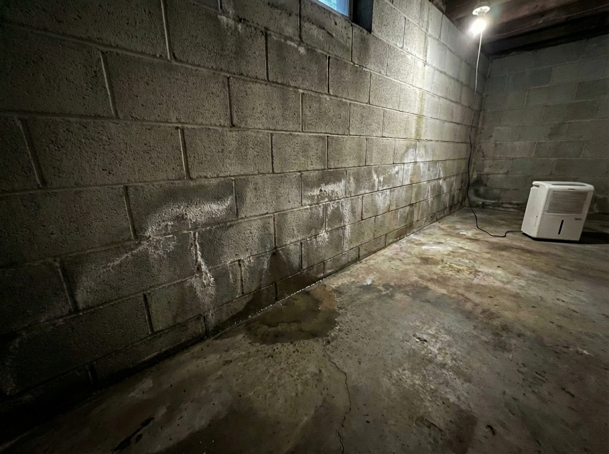 Basement water intrusion